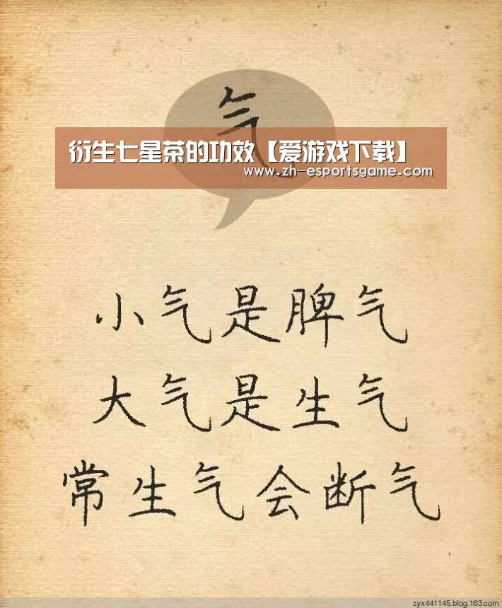 衍生七星茶的功效【爱游戏下载】(图2) 爱游戏平台